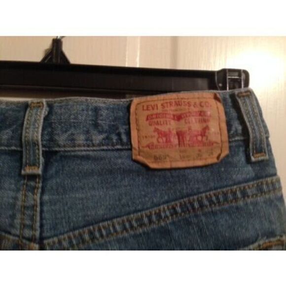 LEVI'S 569 LOOSE STRAIGHT SIZE 10 REG 25X25 BOYS JEANS - Picture 3 of 5